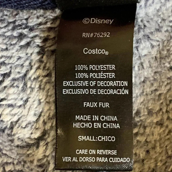 Disney Women's Mickey Mouse Hooded One Piece Zip Up Pajamas‎ Size S - Picture 11 of 15